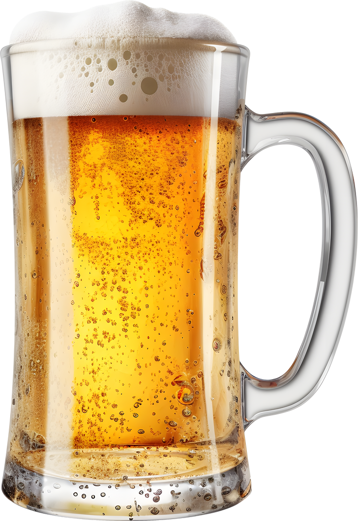 a mug of cold beer